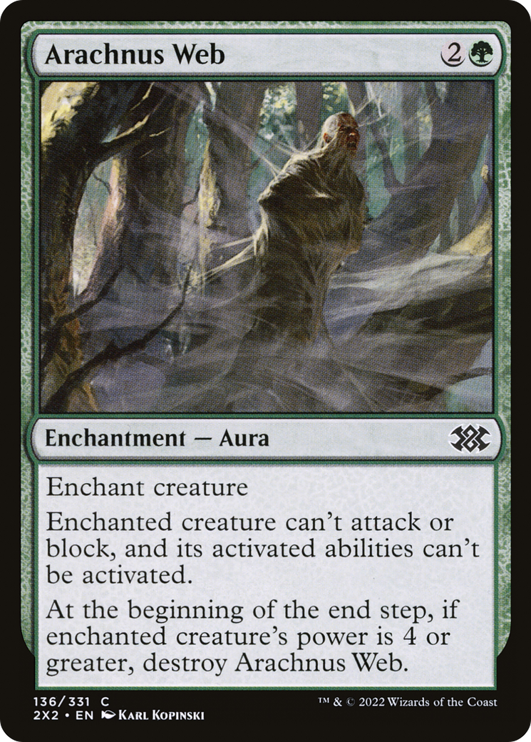 Arachnus Web (2X2-136) [Double Masters 2022] Foil