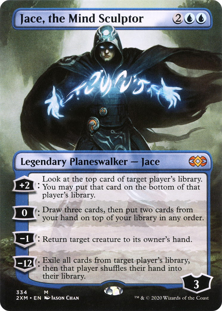 Jace, the Mind Sculptor (2XM-334) [Double Masters] (Borderless)