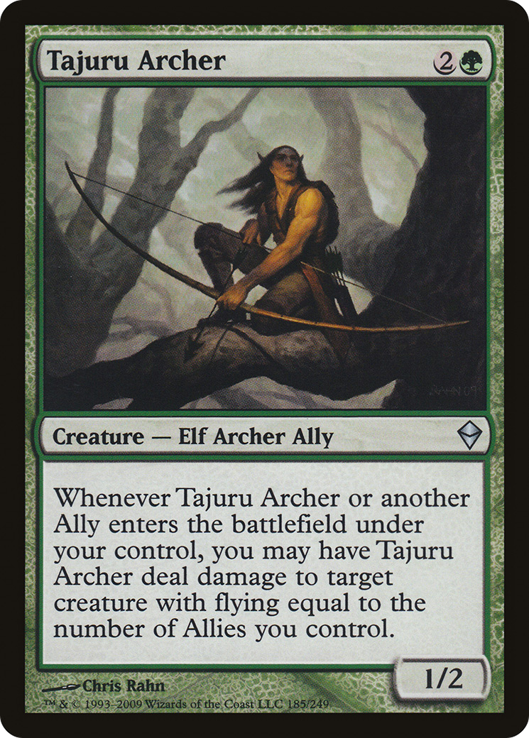 Tajuru Archer (ZEN-185) [Zendikar] Foil