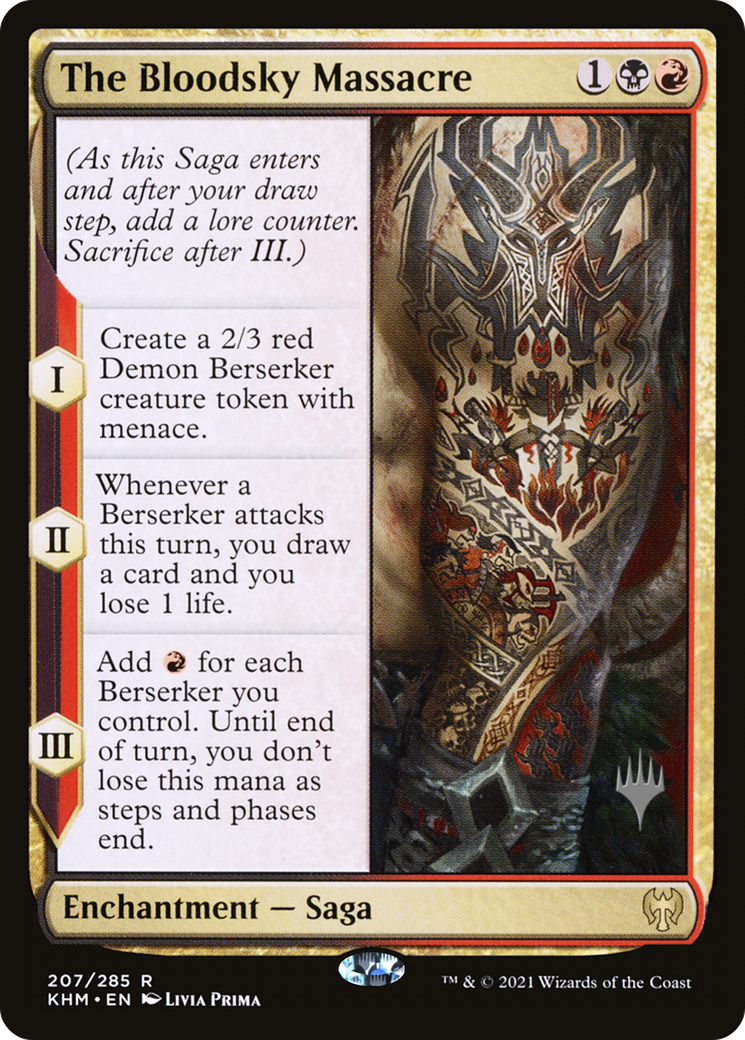 The Bloodsky Massacre (PPKHM-207P) [Kaldheim Promos]