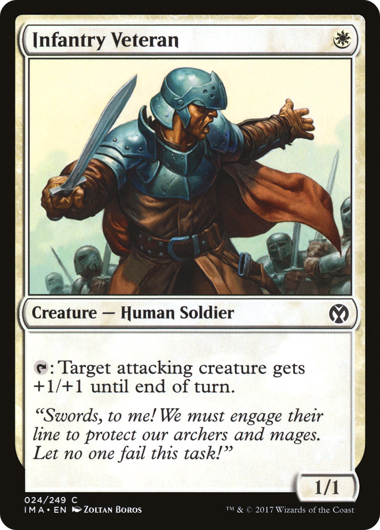 Infantry Veteran (IMA-024) [Iconic Masters]