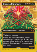 Pyrewood Gearhulk (Borderless) (First-Place Foil) (DFT-551) [Aetherdrift] Foil