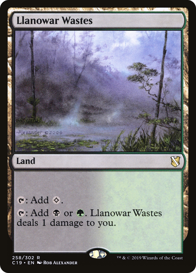 Llanowar Wastes (C19-258) [Commander 2019]