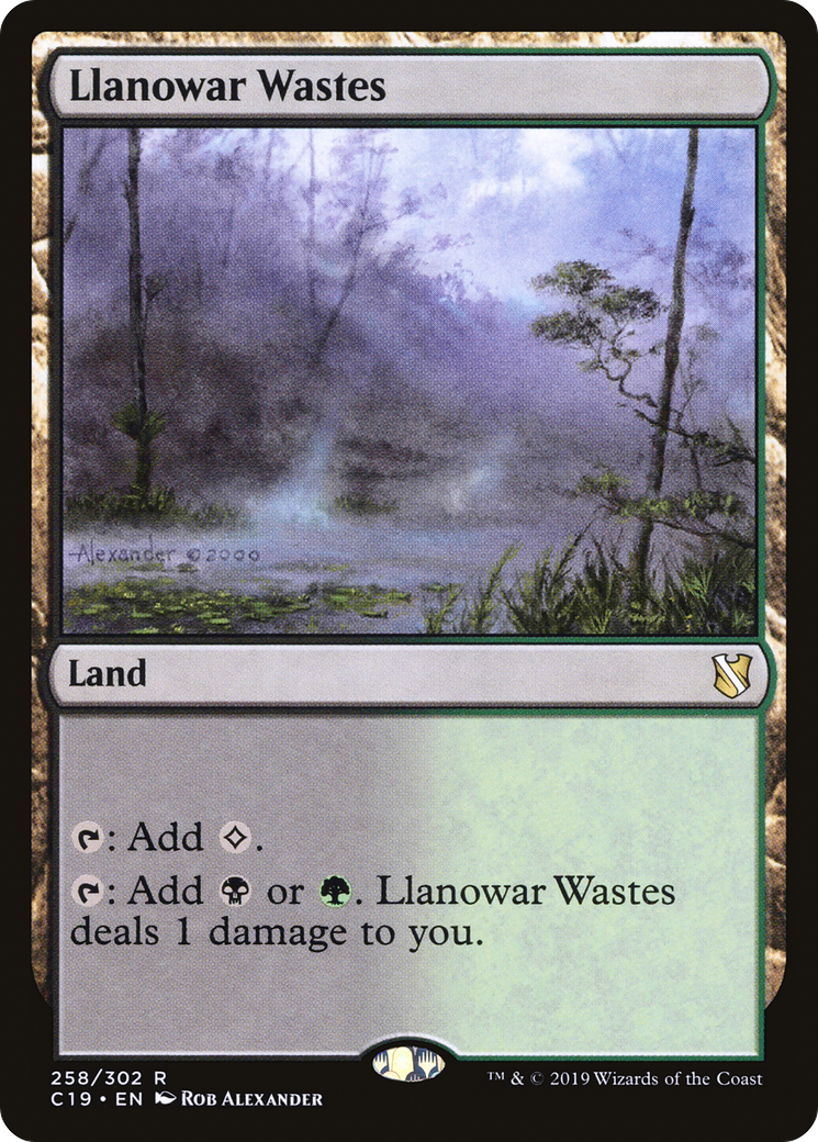 Llanowar Wastes (C19-258) [Commander 2019]