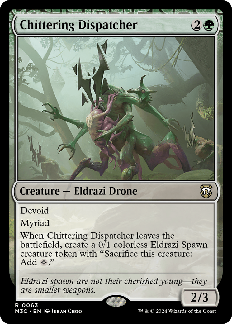 Chittering Dispatcher (M3C-063) [Modern Horizons 3 Commander]: (devoid)