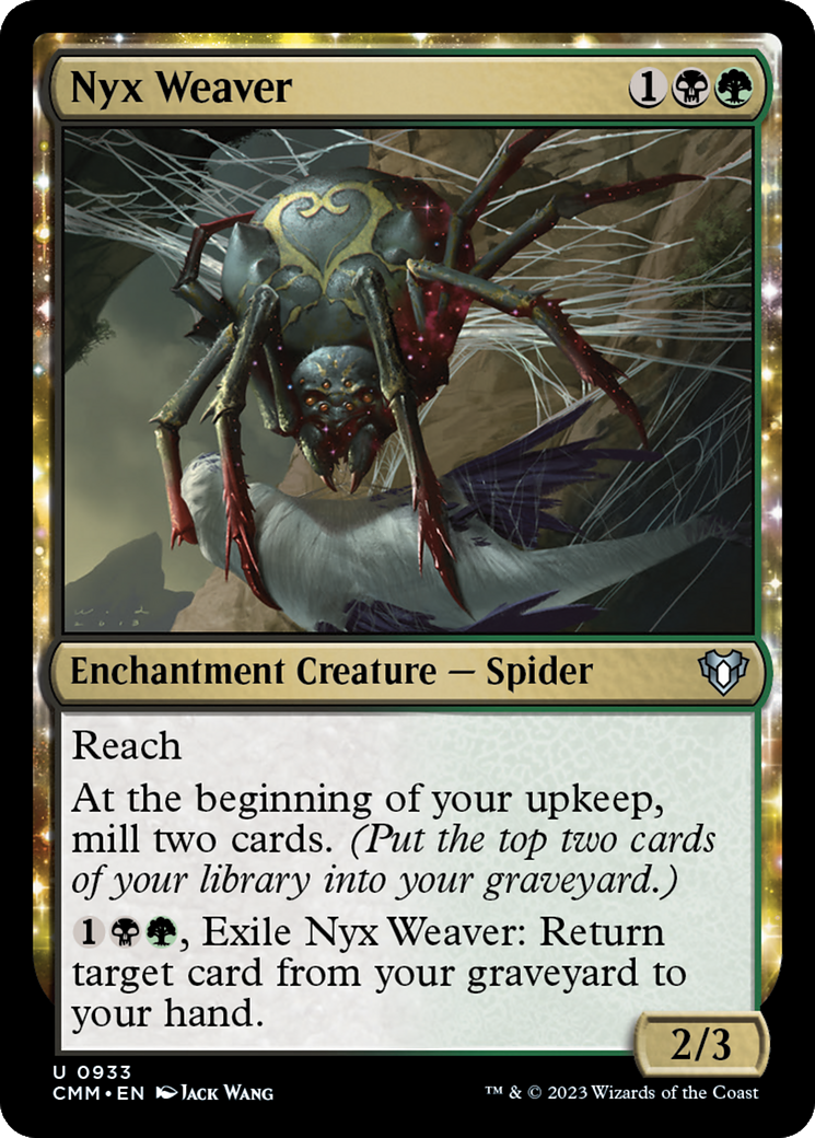 Nyx Weaver (CMM-933) [Commander Masters]: (enchantment)