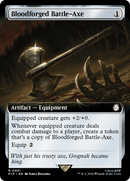 Bloodforged Battle-Axe (PIP-481) [Fallout]: (Extended Art)