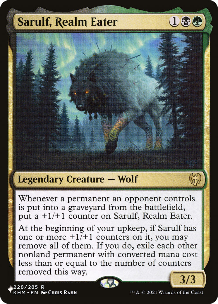 Sarulf, Realm Eater (LIST-KHM-228) [The List]