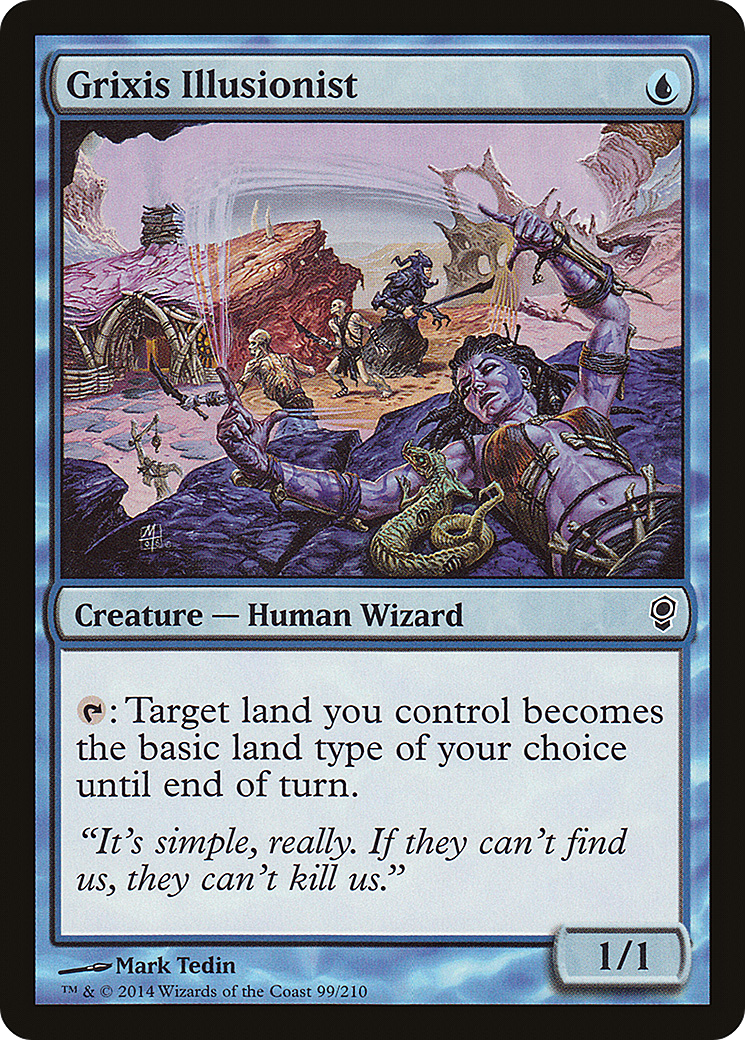 Grixis Illusionist (CNS-099) [Conspiracy] Foil
