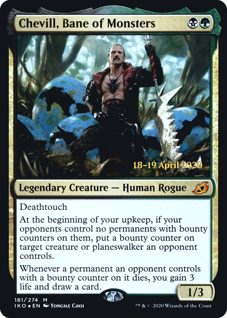 Chevill, Bane of Monsters (PRE-181S) [Ikoria: Lair of Behemoths Promos] Foil