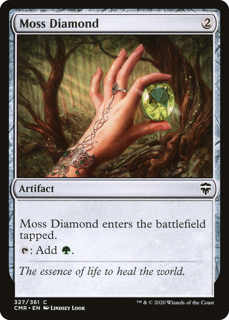 Moss Diamond (CMR-327) [Commander Legends] Foil