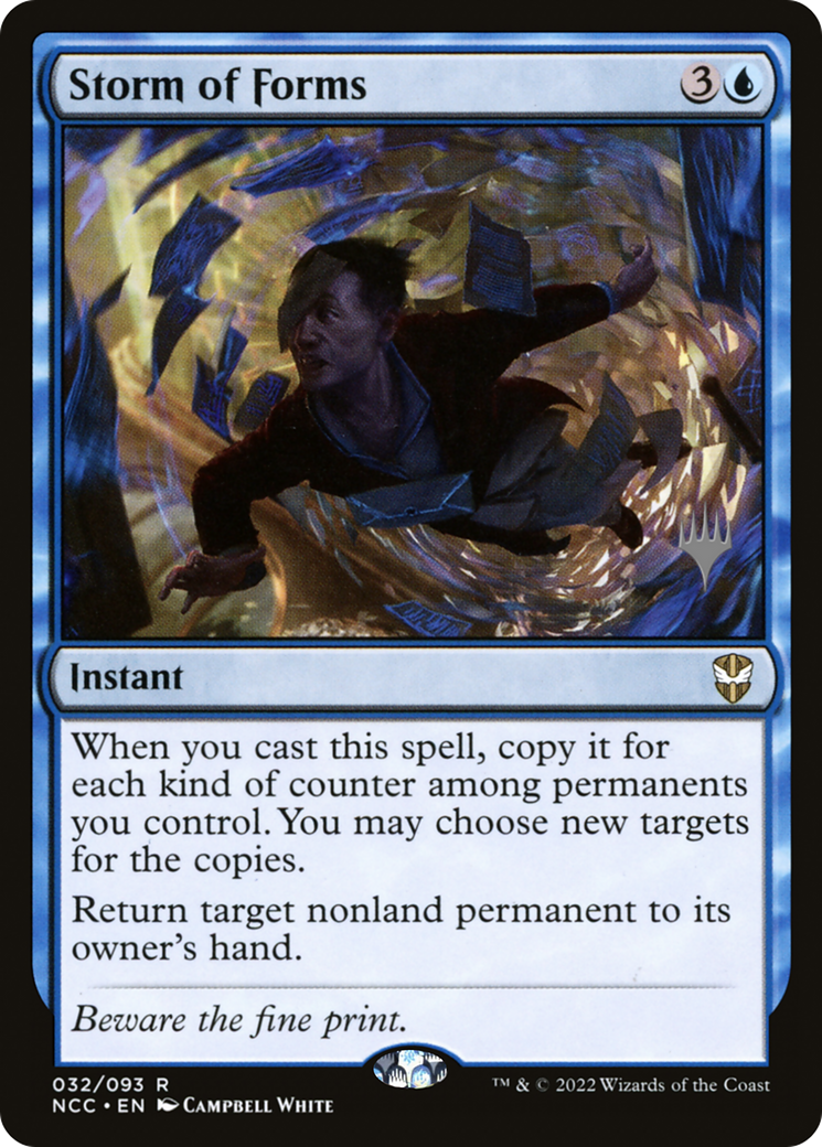 Storm of Forms (PPSNC-032) [Promo Pack: New Capenna Commander Promos] Foil