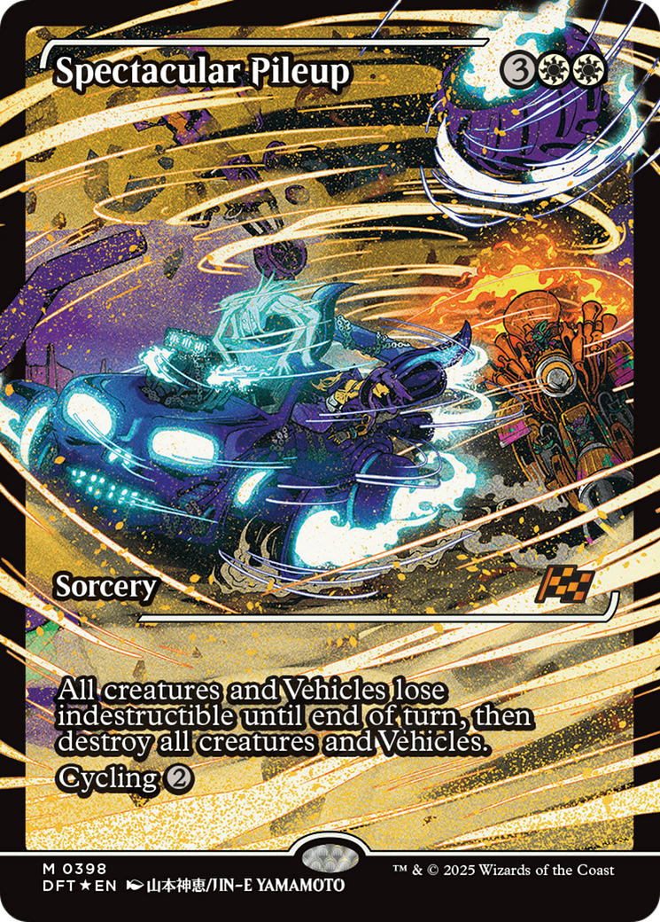 Spectacular Pileup (DFT-398) [Aetherdrift]: (Showcase) Foil