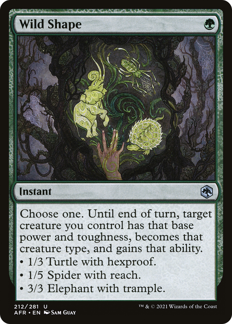 Wild Shape (AFR-212) [Adventures in the Forgotten Realms]