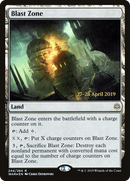 Blast Zone (WAR) (PRE-244S) [War of the Spark Promos] Foil