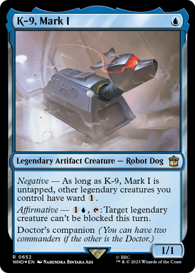 K-9, Mark I (Surge Foil) (WHO-652) [Doctor Who] Foil