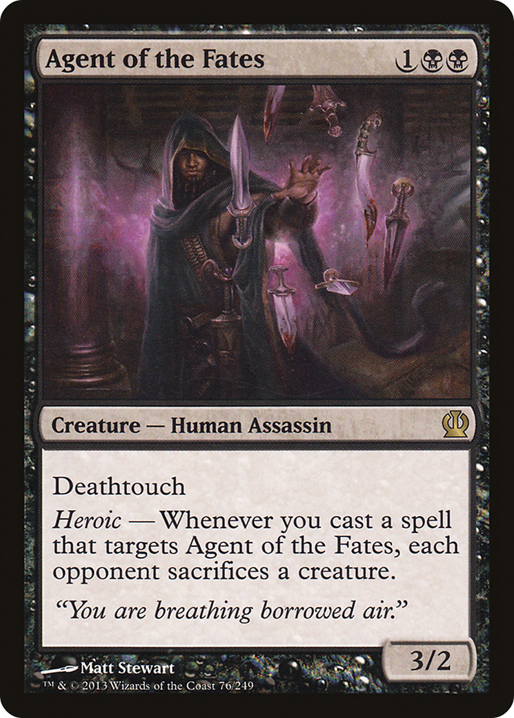 Agent of the Fates (THS-076) [Theros] Foil