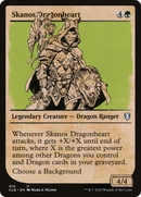Skanos Dragonheart (CLB-410) [Commander Legends: Battle for Baldur's Gate]: (Showcase)