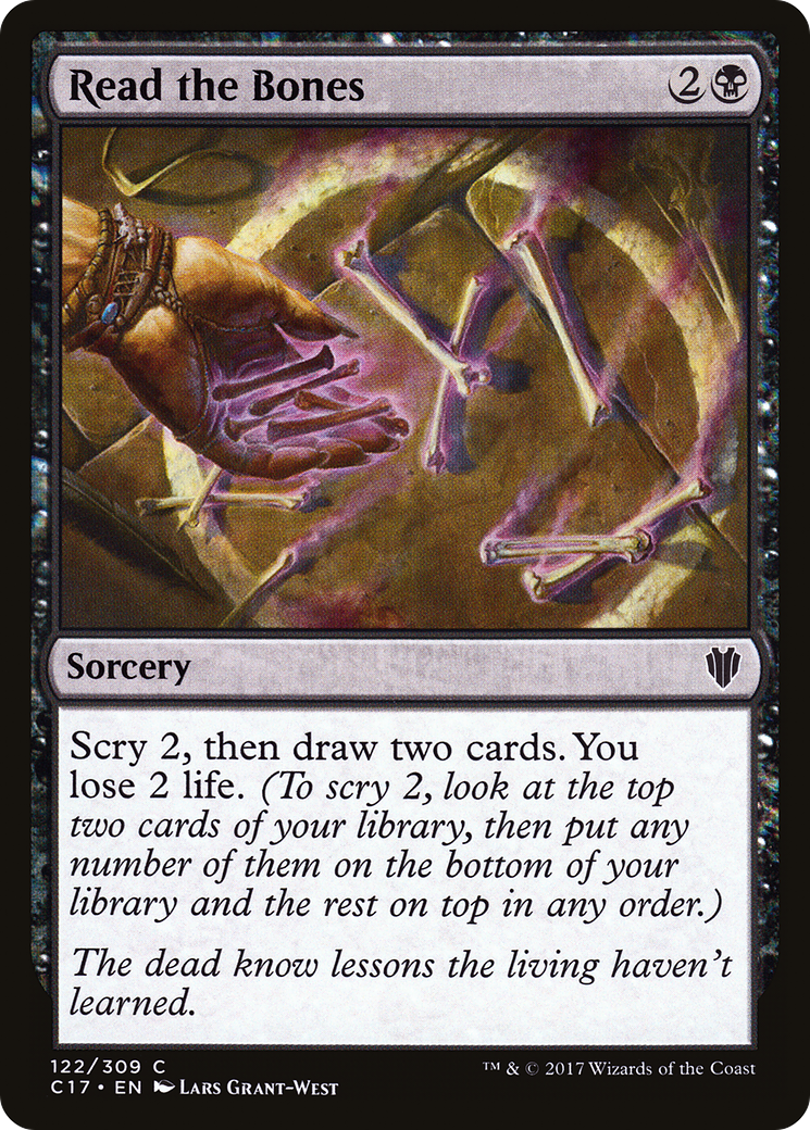 Read the Bones (C17-122) [Commander 2017]