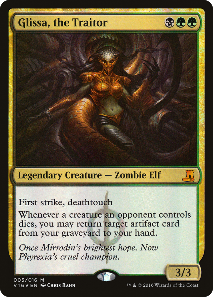Glissa, the Traitor (V16-005) [From the Vault: Lore] Foil
