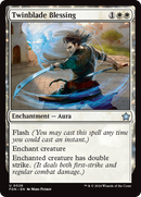 Twinblade Blessing (FDN-026) [Foundations] Foil