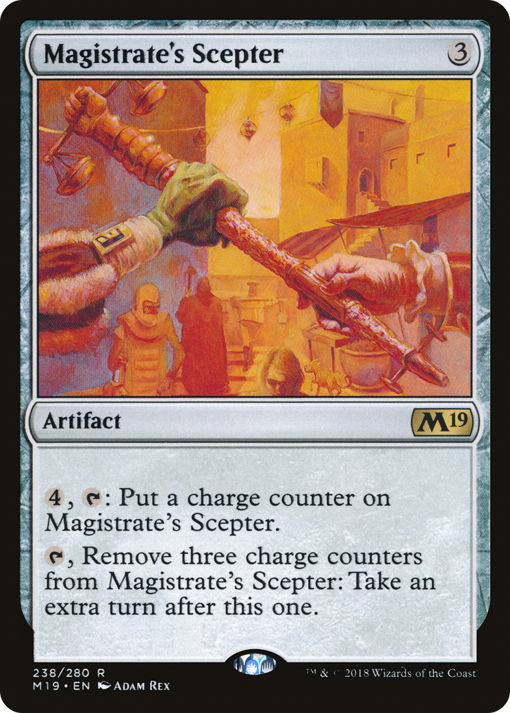 Magistrate's Scepter (M19-238) [Core Set 2019] Foil
