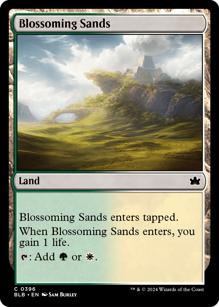 Blossoming Sands (BLB-396) [Bloomburrow]