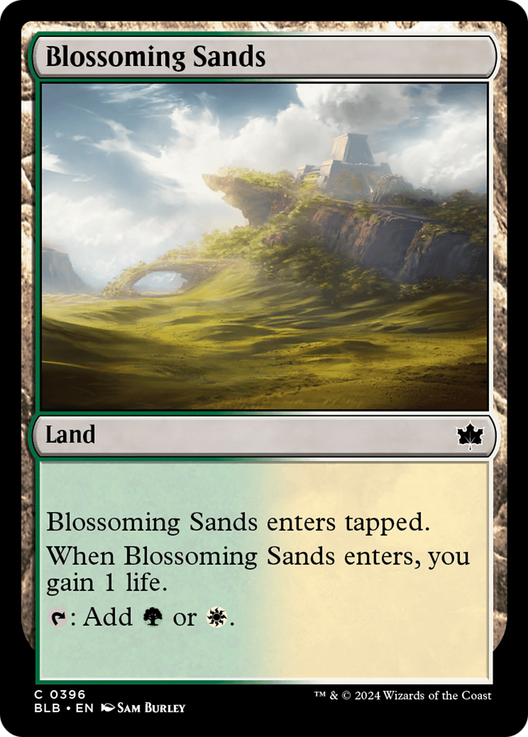 Blossoming Sands (BLB-396) [Bloomburrow]