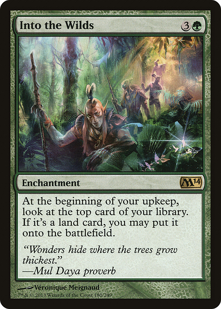 Into the Wilds (M14-180) [Magic 2014]
