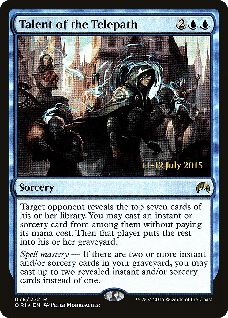 Talent of the Telepath (PRE-78S) [Magic Origins Promos] Foil
