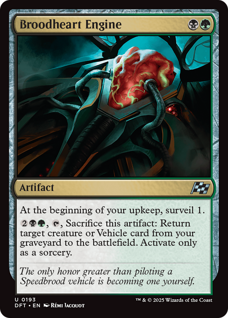 Broodheart Engine (DFT-193) [Aetherdrift] Foil