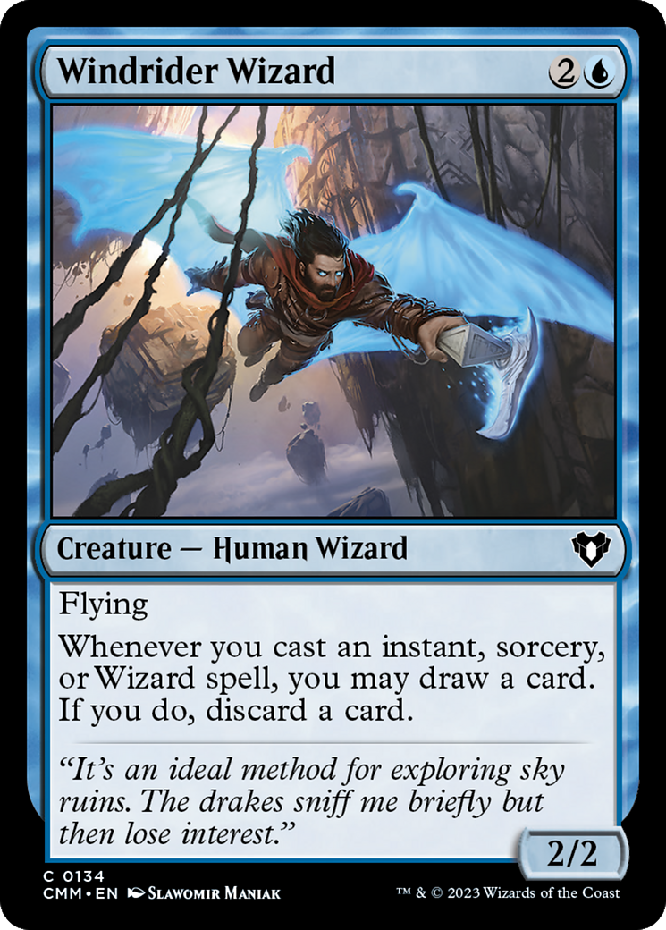 Windrider Wizard (CMM-134) [Commander Masters]