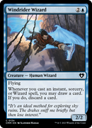 Windrider Wizard (CMM-134) [Commander Masters] Foil