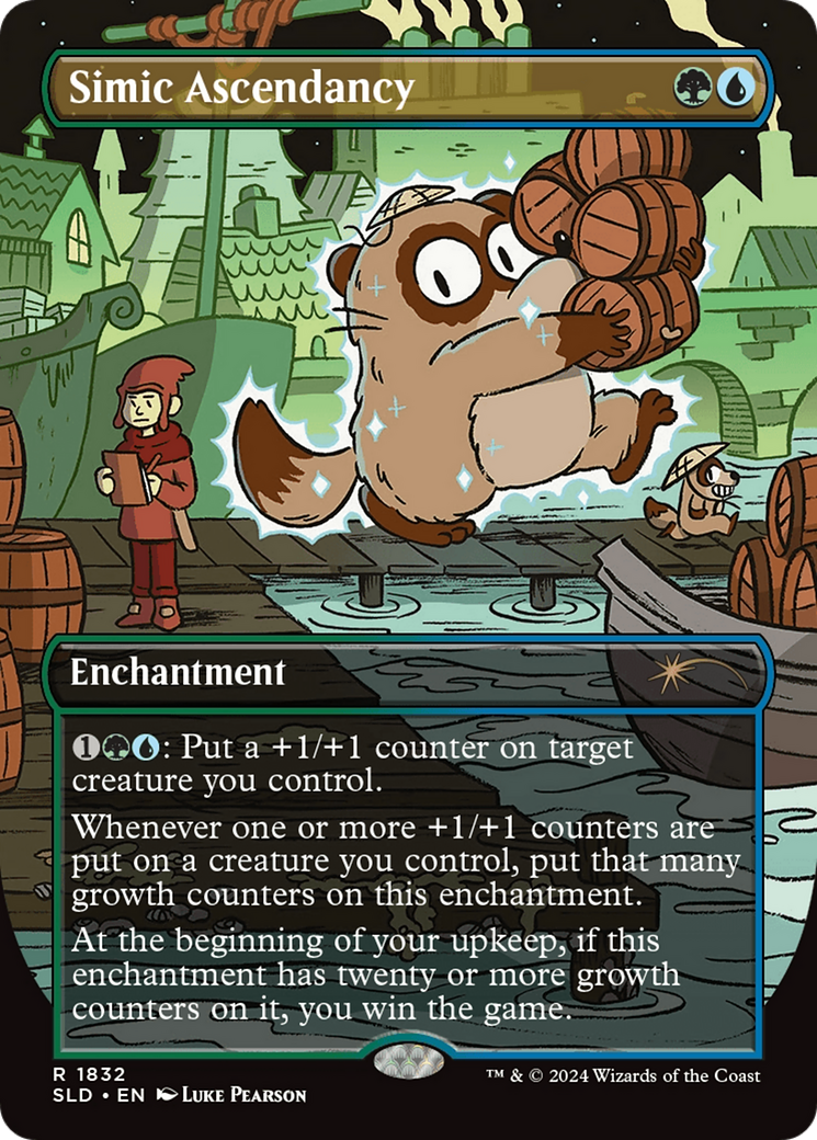 Simic Ascendancy (SLD-1832) [Secret Lair Drop] (Borderless) Foil