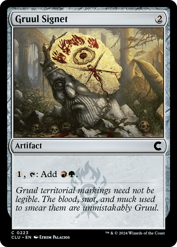 Gruul Signet (CLU-223) [Ravnica: Clue Edition]