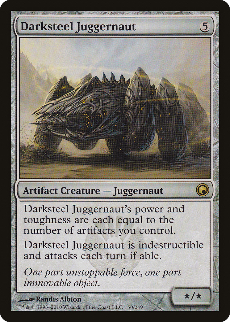 Darksteel Juggernaut (SOM-150) [Scars of Mirrodin]