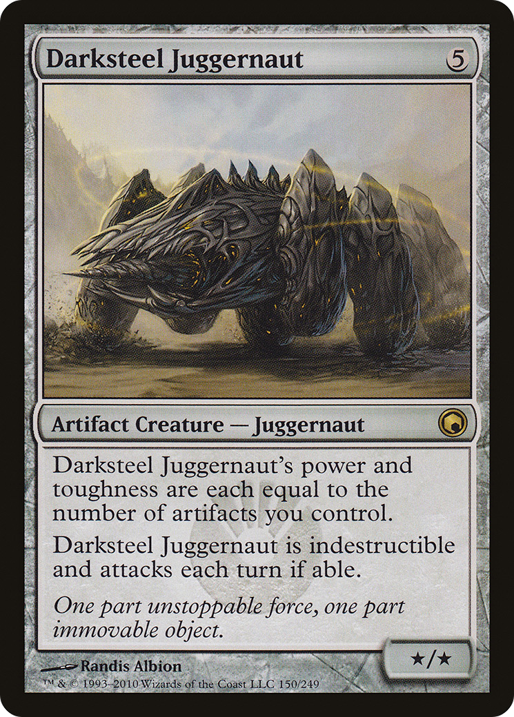Darksteel Juggernaut (SOM-150) [Scars of Mirrodin]