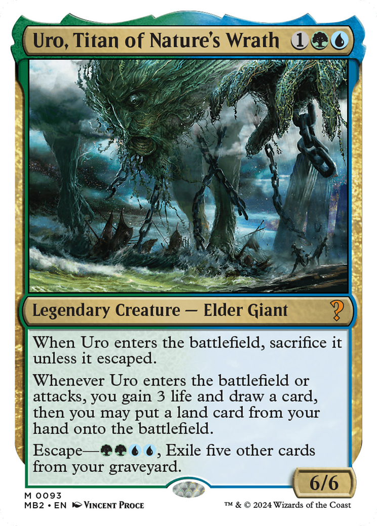 Uro, Titan of Nature's Wrath (MB2-093) [Mystery Booster 2]