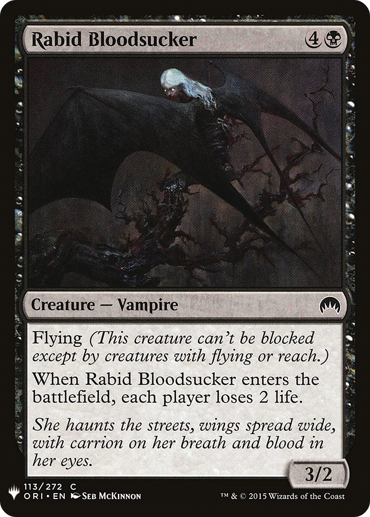 Rabid Bloodsucker (LIST-ORI-113) [The List]
