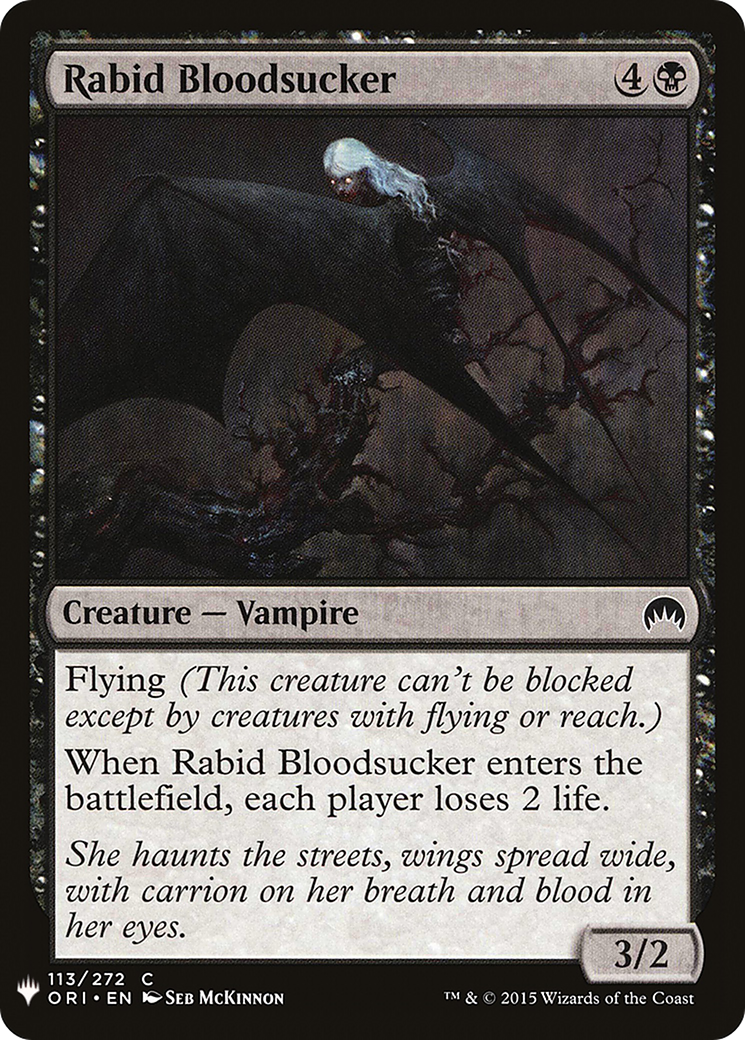 Rabid Bloodsucker (LIST-ORI-113) [The List]