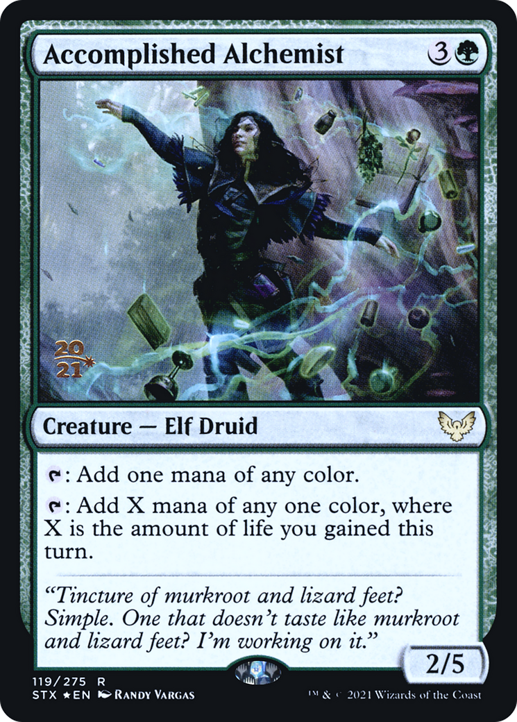 Accomplished Alchemist (PRE-119S) [Strixhaven: School of Mages Promos] Foil