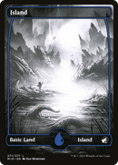 Island (MID-271) [Innistrad: Midnight Hunt]: (Full Art, Showcase)