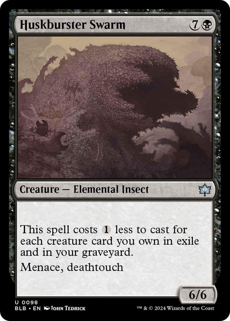 Huskburster Swarm (BLB-098) [Bloomburrow] Foil