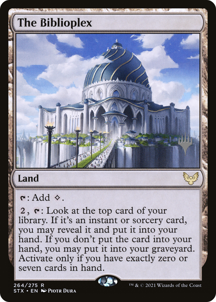 The Biblioplex (PPSTX-264P) [Promo Pack: Strixhaven: School of Mages Promos]