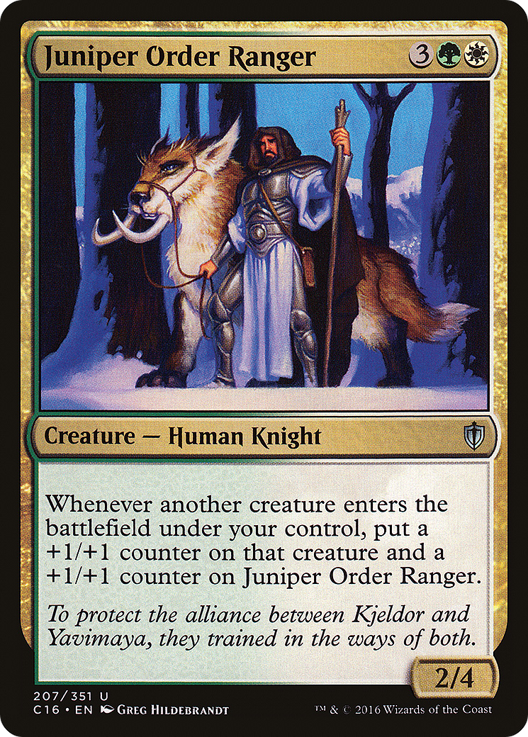 Juniper Order Ranger (C16-207) [Commander 2016]