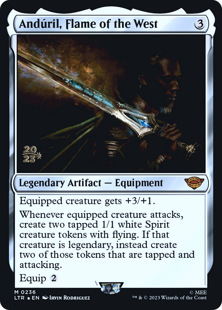 Andúril, Flame of the West (PRE-236S) [Tales of Middle-earth Promos] Foil