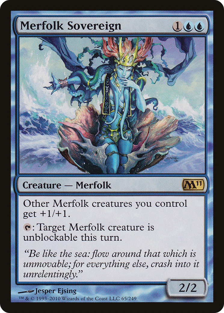Merfolk Sovereign (M11-065) [Magic 2011] Foil