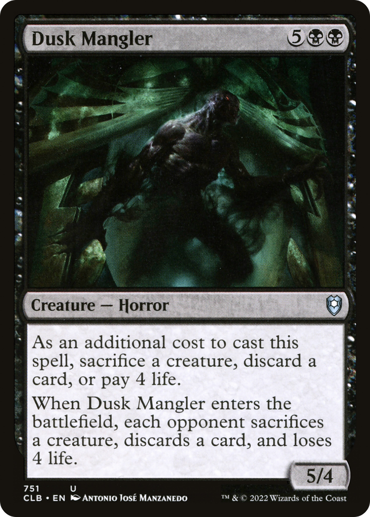Dusk Mangler (CLB-751) [Commander Legends: Battle for Baldur's Gate]