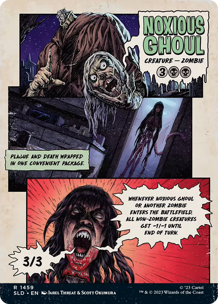 Noxious Ghoul // Noxious Ghoul (SLD-1459) [Secret Lair Drop]: (Full Art) (Borderless)