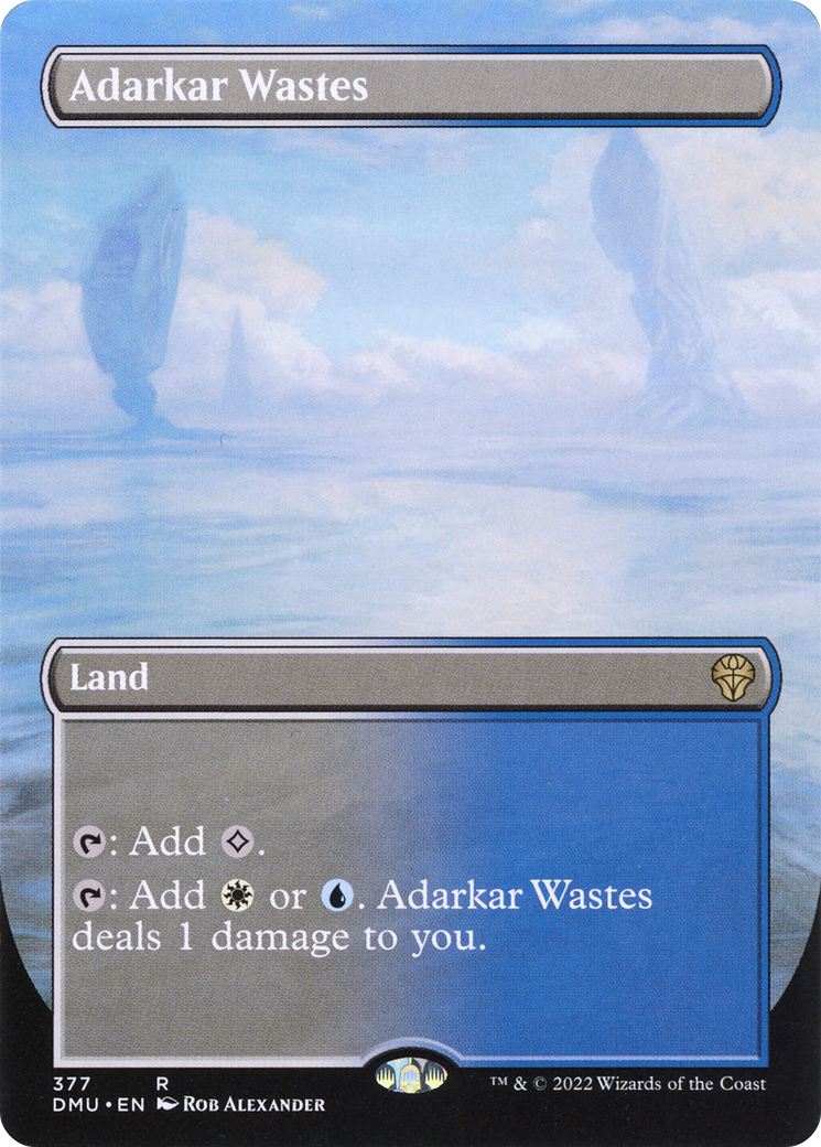 Adarkar Wastes (Borderless) (DMU-377) [Dominaria United]